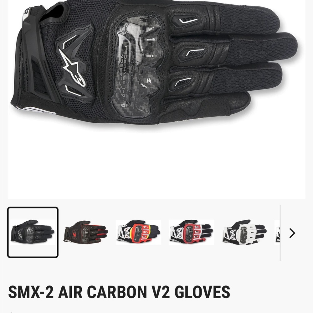 Alpinestars SMX-2 AIR CARBON V2 Motorcycle Gloves